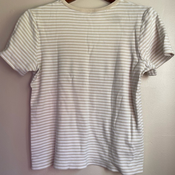 Coral Bay striped top with embroidered palm tree - Picture 6 of 7